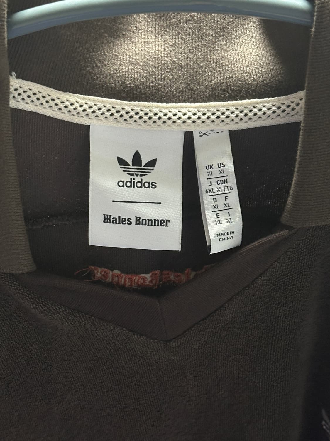 아디다스 x 웨일스 보너 타월 롱 슬리브 다크 브라운 XL 상품이미지5