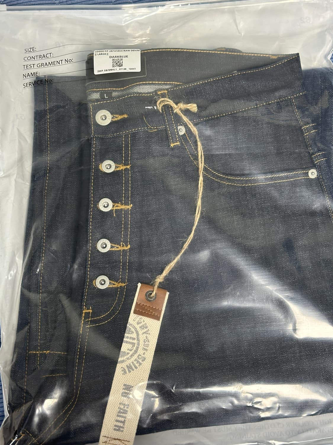 Nofaith studios 노페이스스튜디오 재패니즈 루즈핏 데님 L 상품이미지5