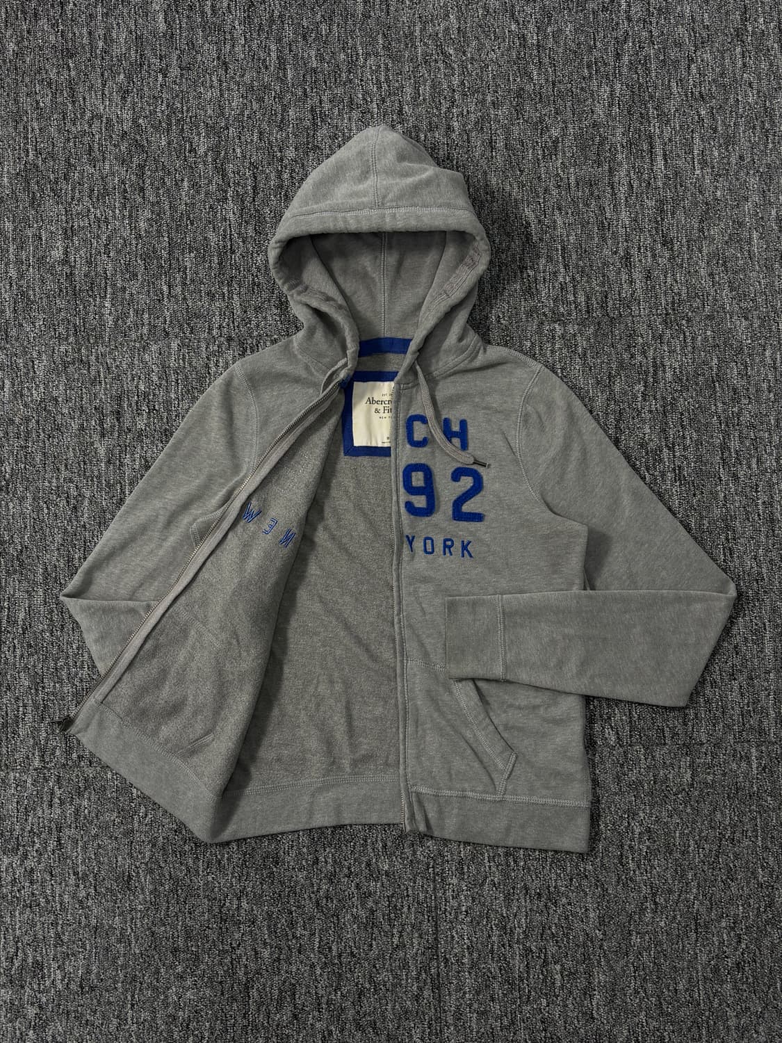 아베크롬비 Y2K 올드스쿨 뉴욕 후드 집업 상품이미지4