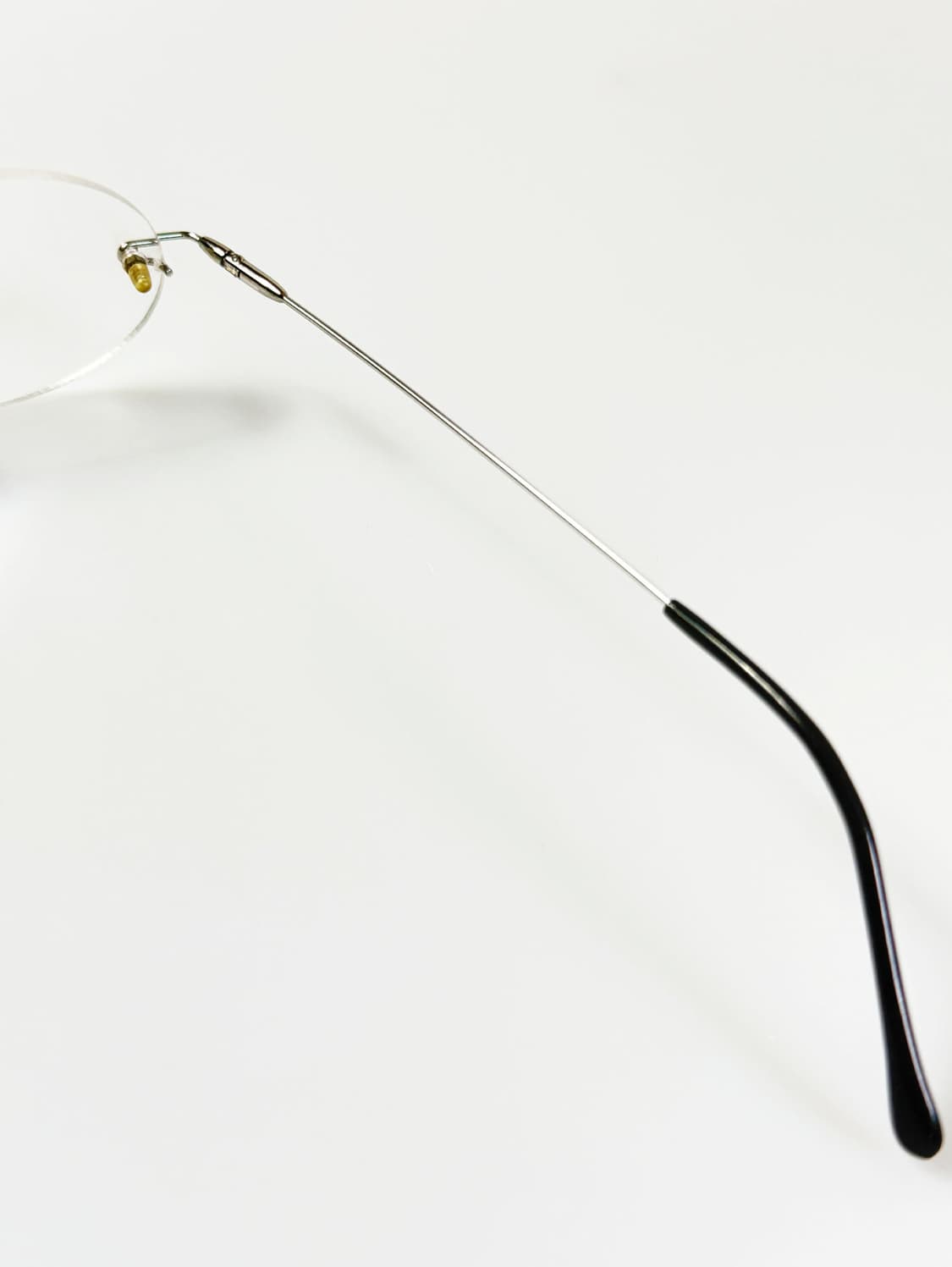 GIOVANNI JUNTINI 다크실버 무테 오벌 메탈 빈티지 안경 상품이미지6