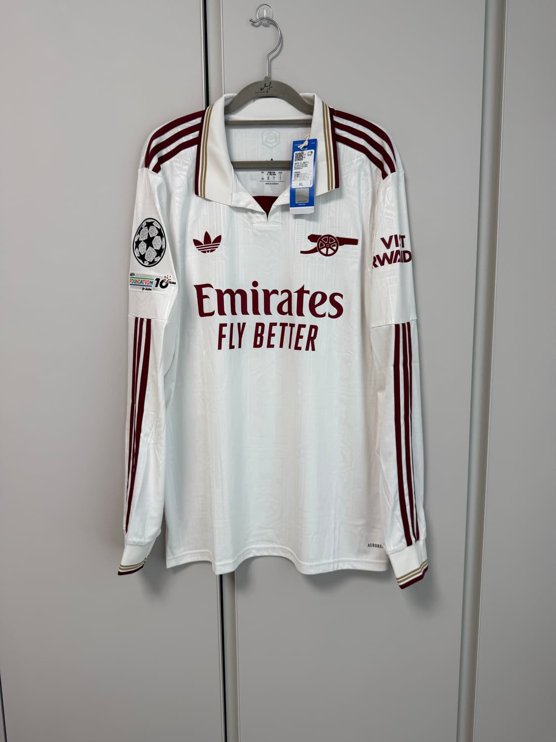 25-26 아스날 써드 L/S 국내XL 요케레스 판매 상품이미지1