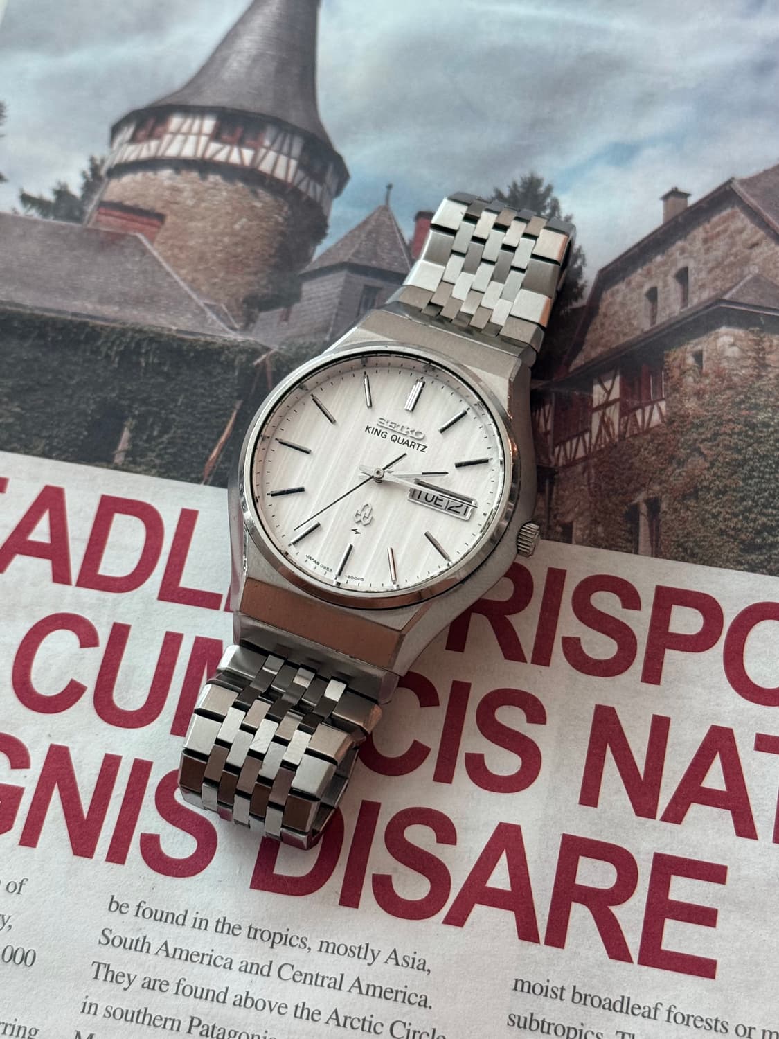 Seiko 세이코  King Quartz 핀스트라이프 데이-데이트 상품이미지2