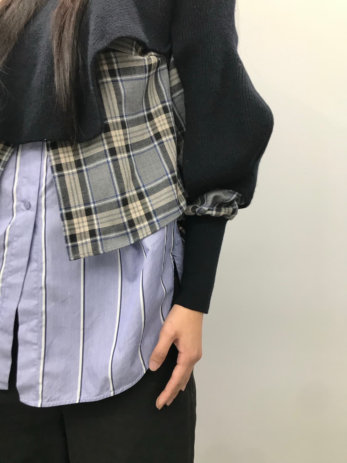 Enfold docking knit shirts 상품이미지2