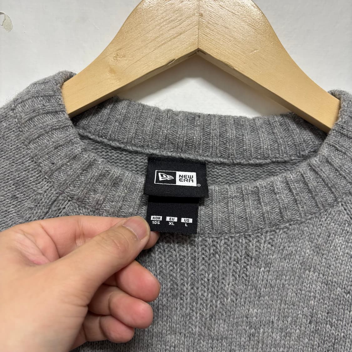 뉴에라 뉴욕양키스 그레이 니트 상품이미지5
