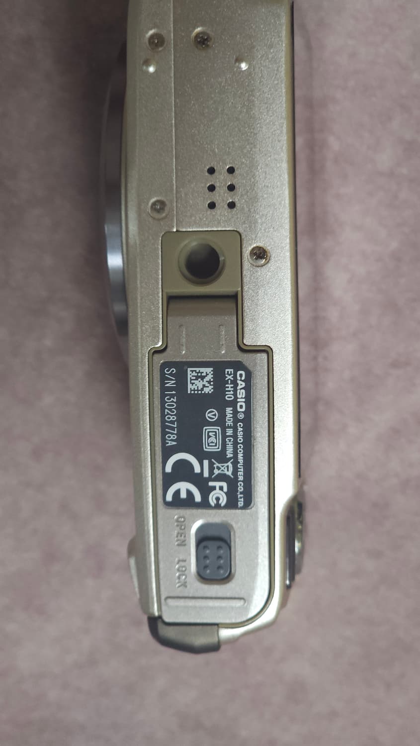 (작례 있음) 카시오 엑슬림 H10 골드 상품이미지3