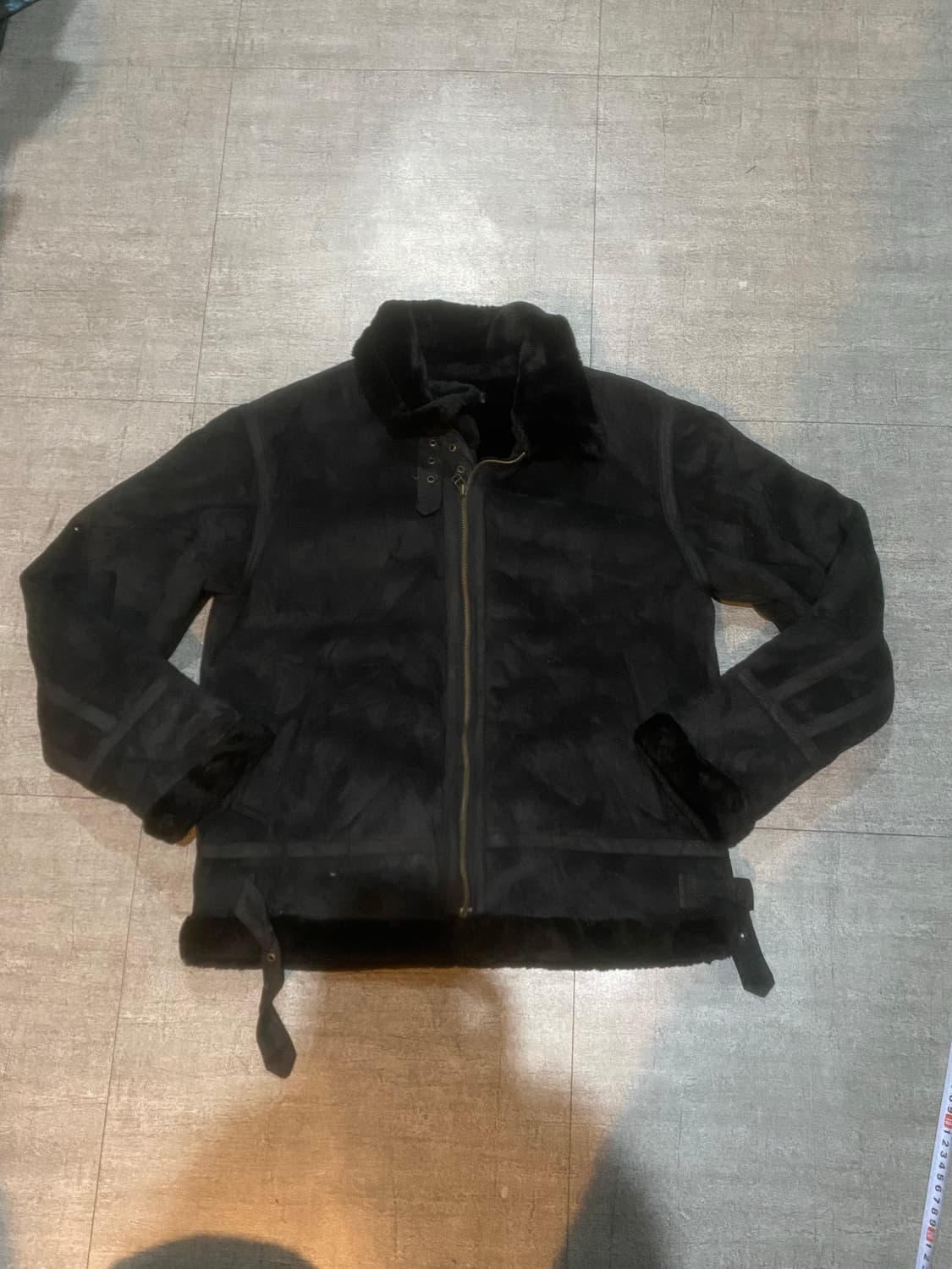 일본빈티지 Moderm 올드스쿨아메카지 보헤미안스트릿 무스탕자켓 상품이미지1