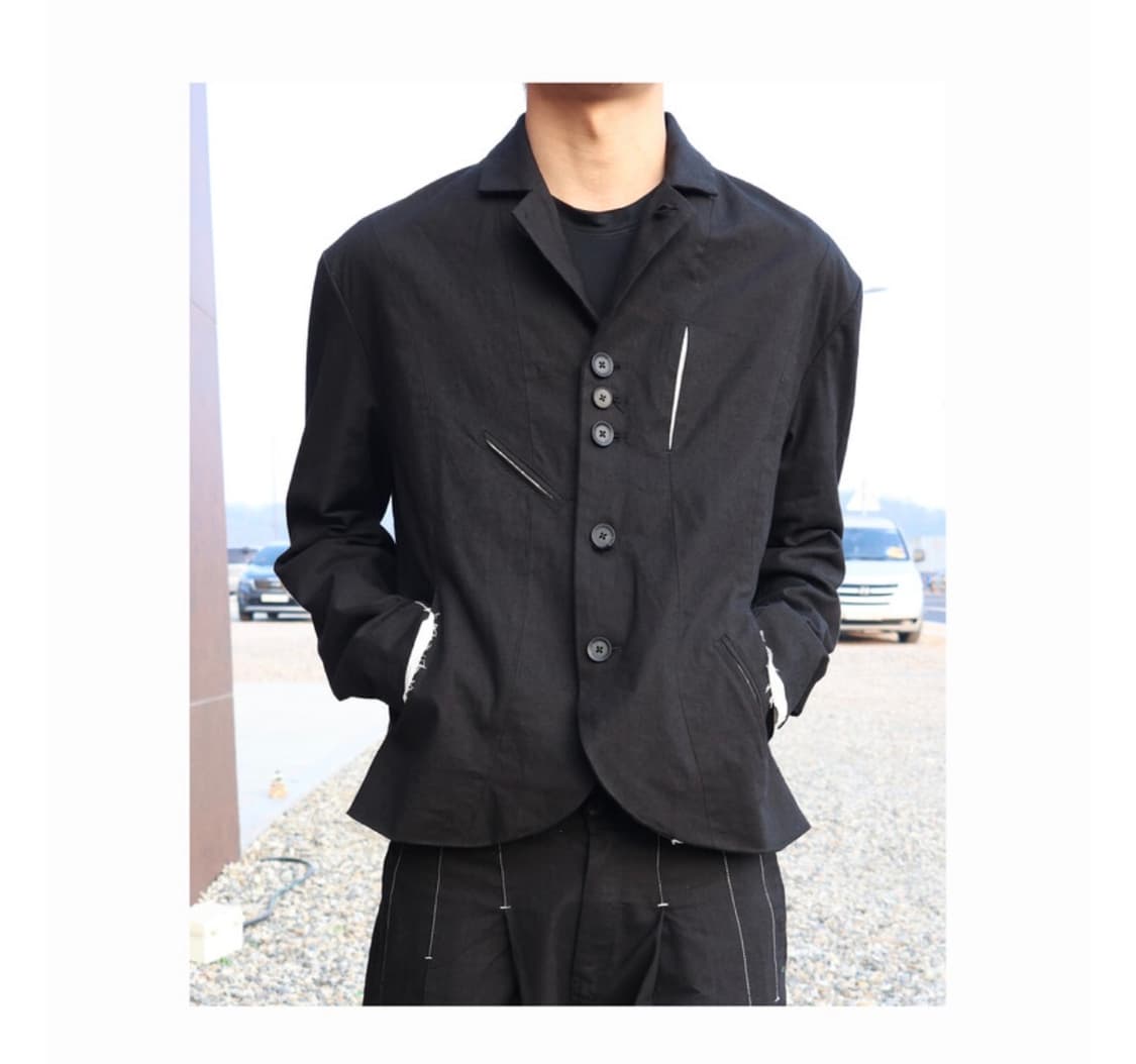 [구매글]eyc Katamae Linen Jacket M  상품이미지1