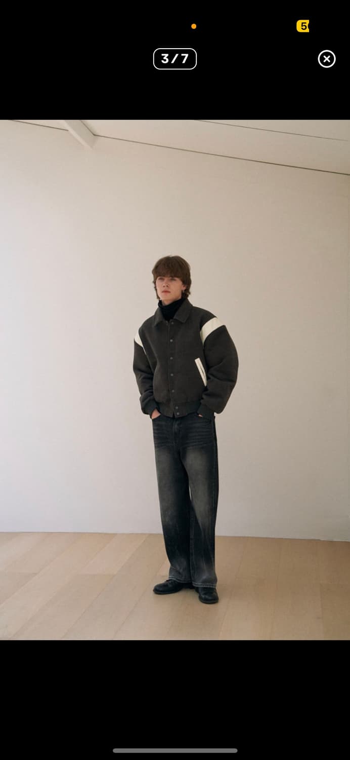 밀로 아카이브 유주얼 바시티 자켓 M사이즈 상품이미지2