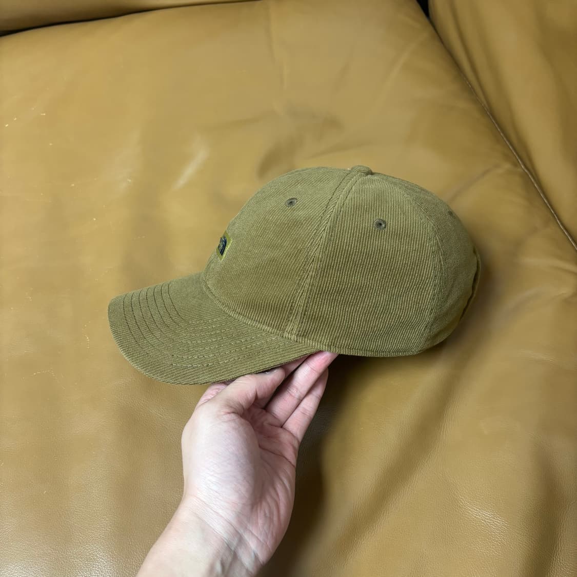 나나미카 노스페이스 퍼플라벨 6패널 볼캡 모자 코듀로이 탄 상품이미지4