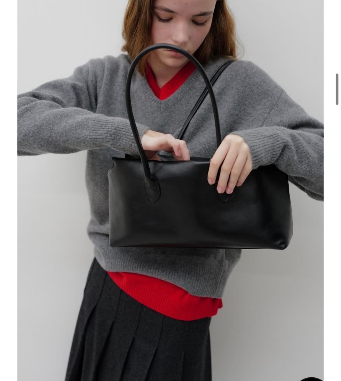 르에떼 캐리백 carry bag 다크브라운 상품이미지5