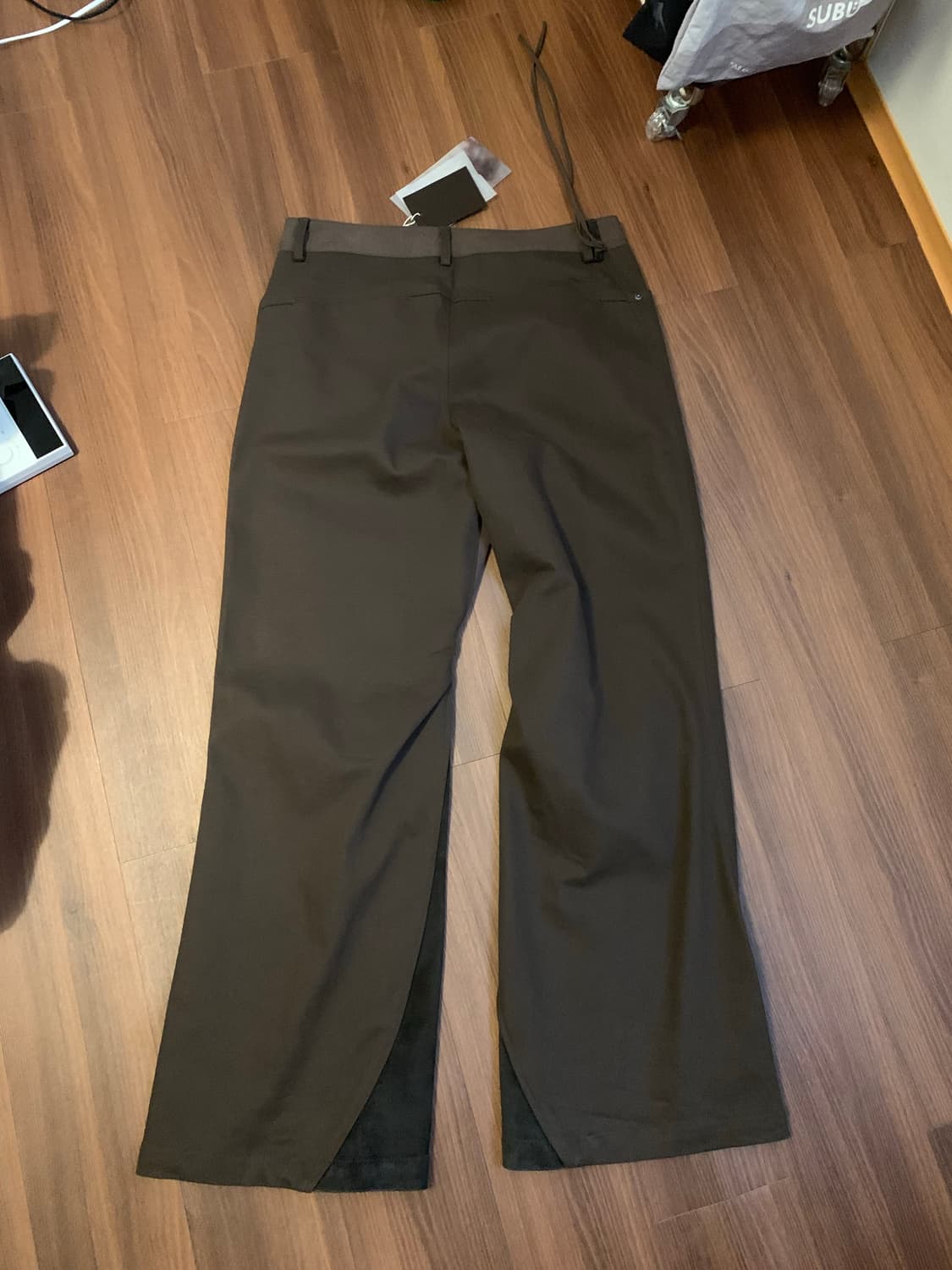 엑슬림 ep.9 02트라우저 브라운 상품이미지3