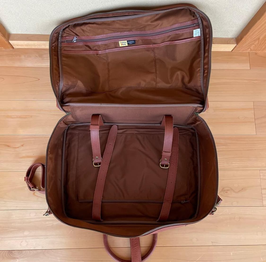 요시다 포터 x순토리 위스키 레더 보스톤백 상품이미지9