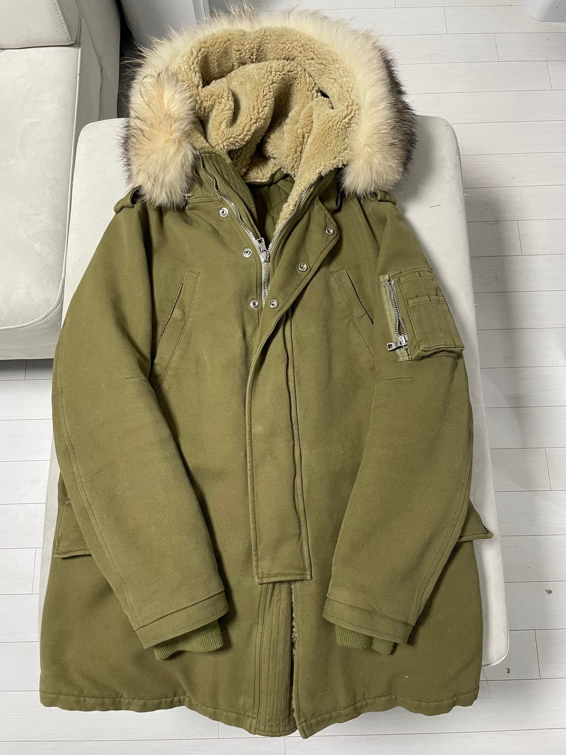 발망 11aw 라쿤퍼 야상 상품이미지3