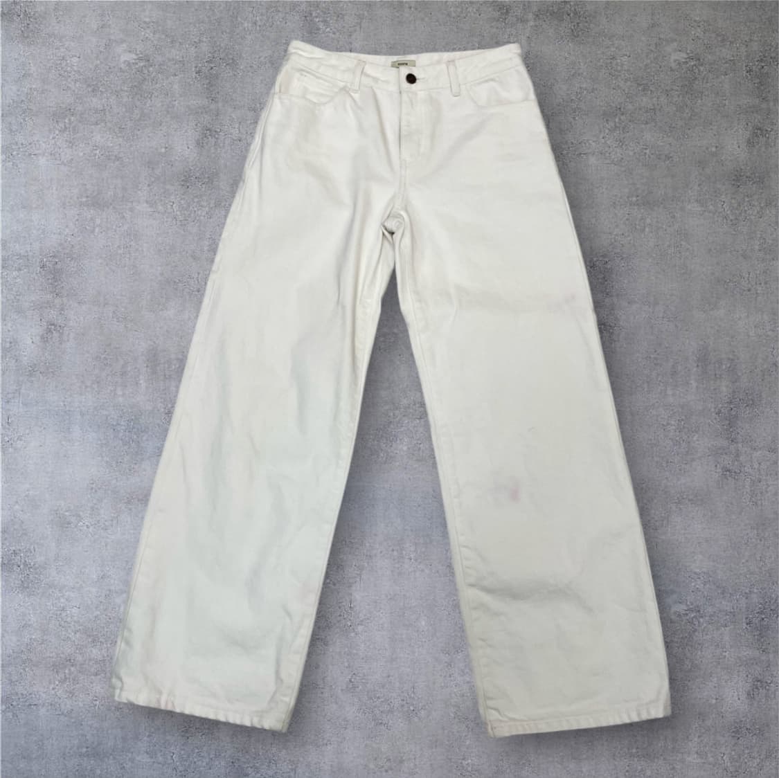 샵엠 Shopm 화이트 그레이스 데님 팬츠 M 상품이미지1