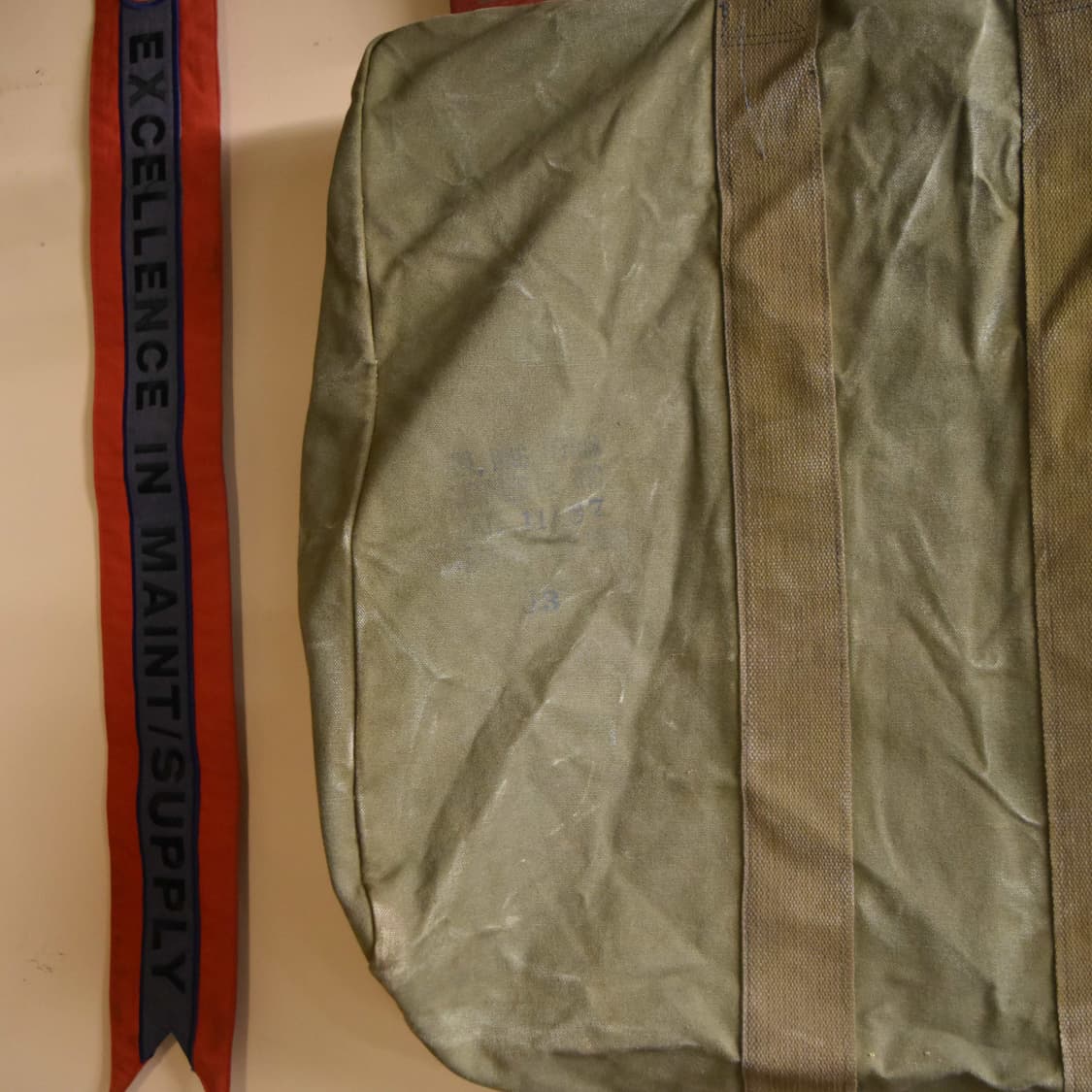 미군 오리지널 조종사 캔버스 키트백 S139 상품이미지2