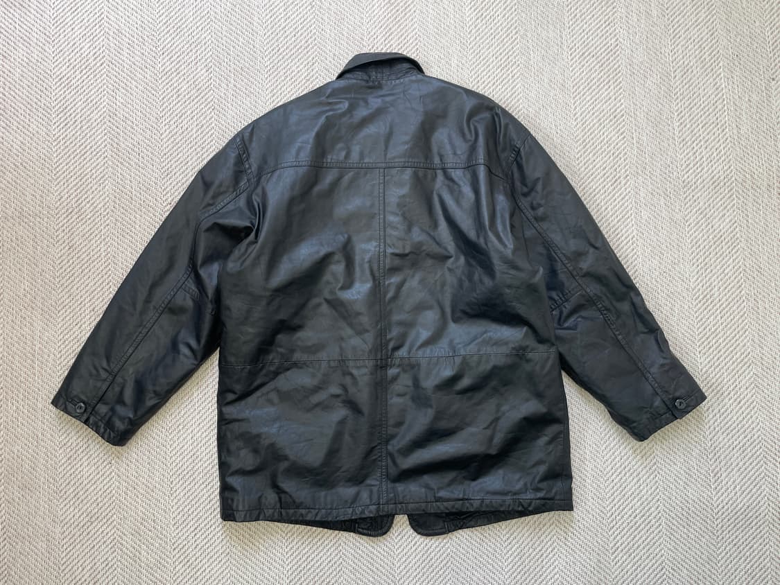 빈티지 양가죽 레더 카 코트  상품이미지7