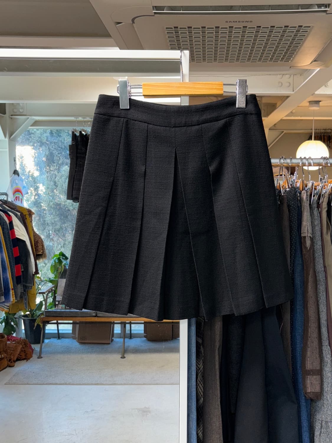 스포츠막스 개더 울 스커트 상품이미지1