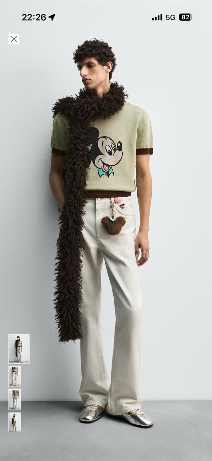 택채 새상품) ZARA 디즈니 진 플레어핏 32 상품이미지1