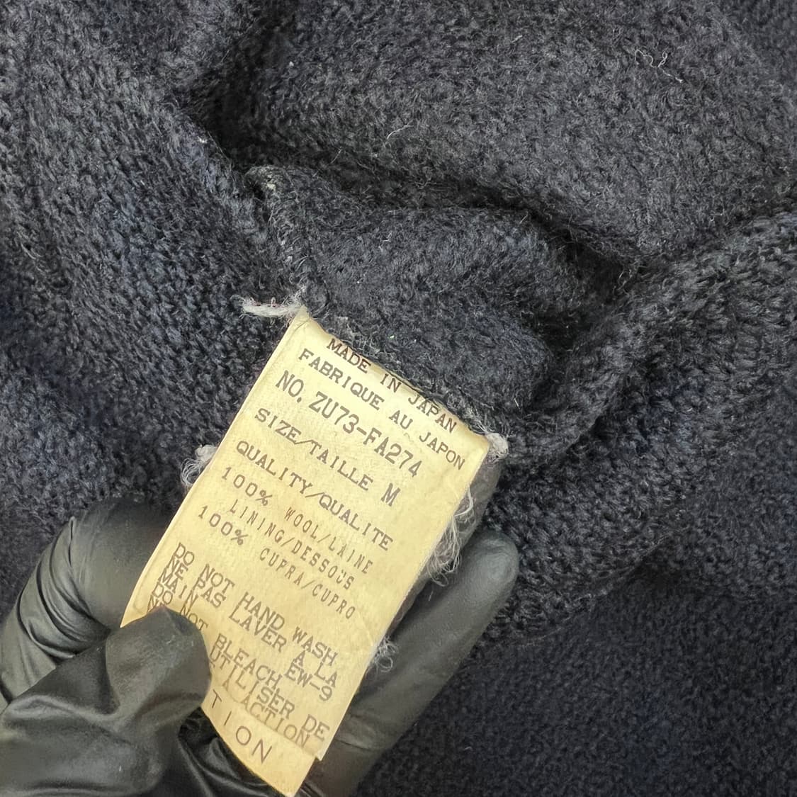 zucca 울 롱 후드 코트 상품이미지10