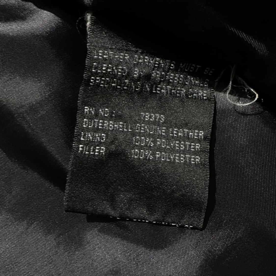 Kirkland 램스킨 싱글 레더 카코트 블랙 상품이미지7