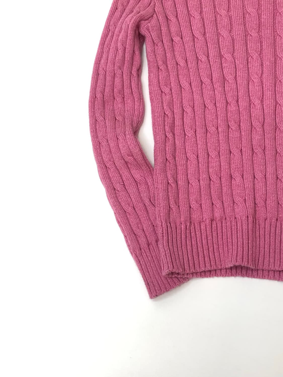 Polo 폴로 랄프로렌 핑크 케이블 니트 상품이미지4