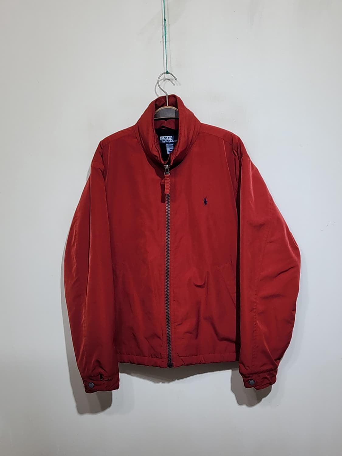(XL) 랄프로렌 폴로 점퍼 빨강 안감기모 자켓  상품이미지1