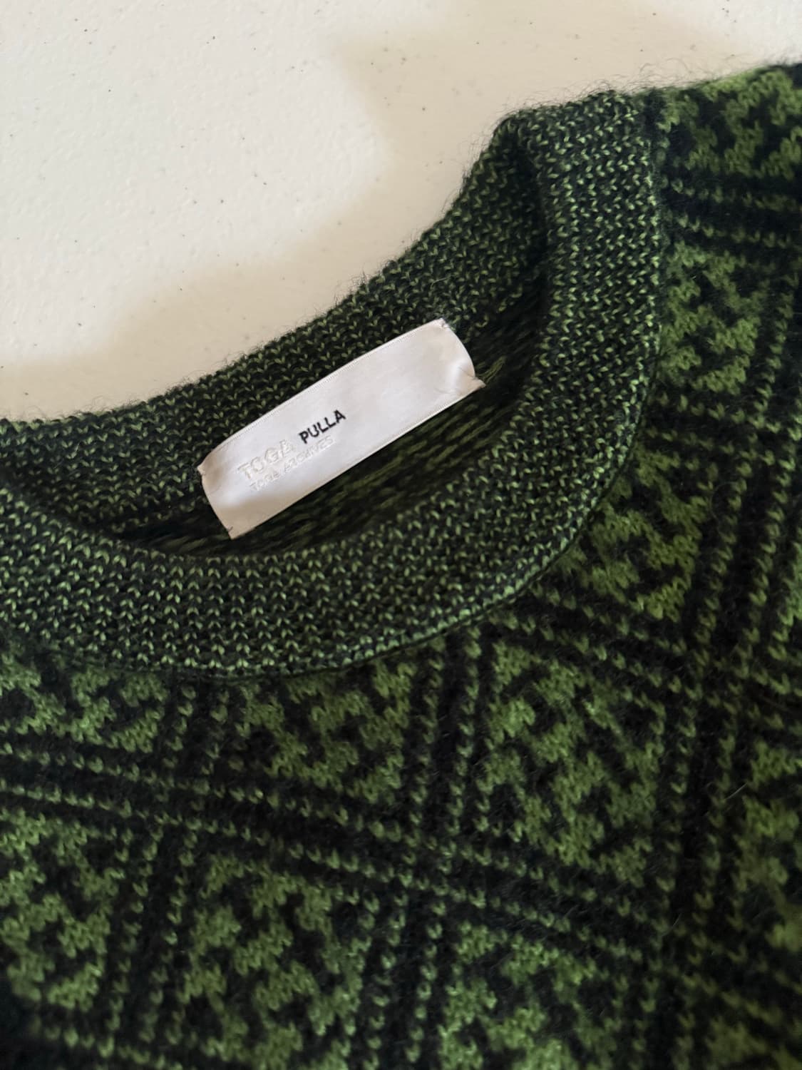 TOGA PULLA Jacquard knit 상품이미지5