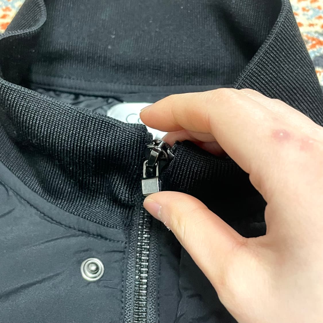 캘빈클라인 블랙 포켓 점퍼 남성L 상품이미지3