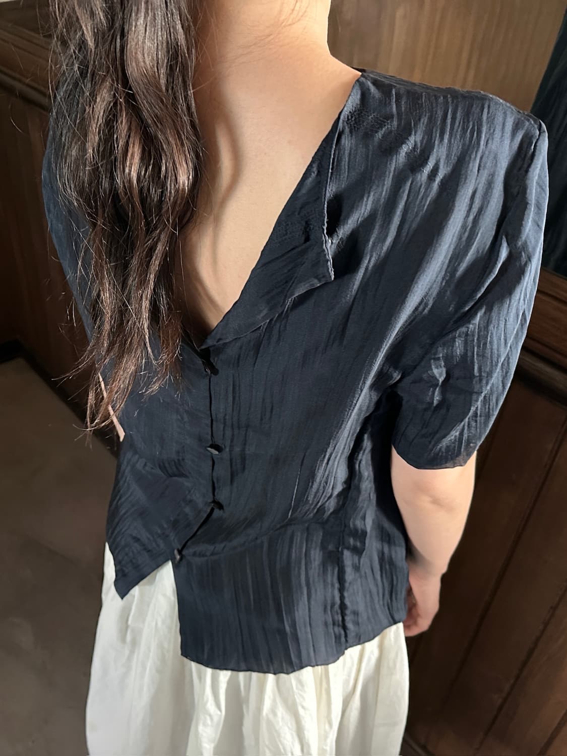 MARNI silk back-button blouse 상품이미지1