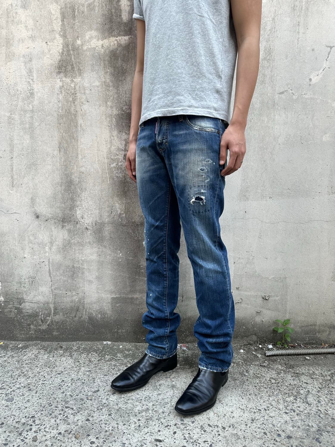 디스퀘어드2 디스트로이드 워싱 데님 팬츠 상품이미지1