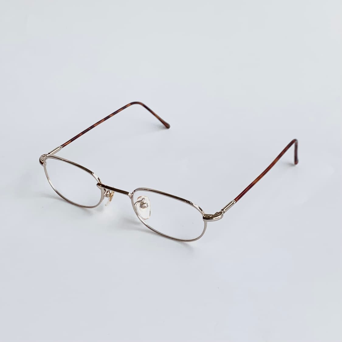 [픽키-718] 데드스탁 호피템플 초경량 오벌 스퀘어 빈티지안경 상품이미지3