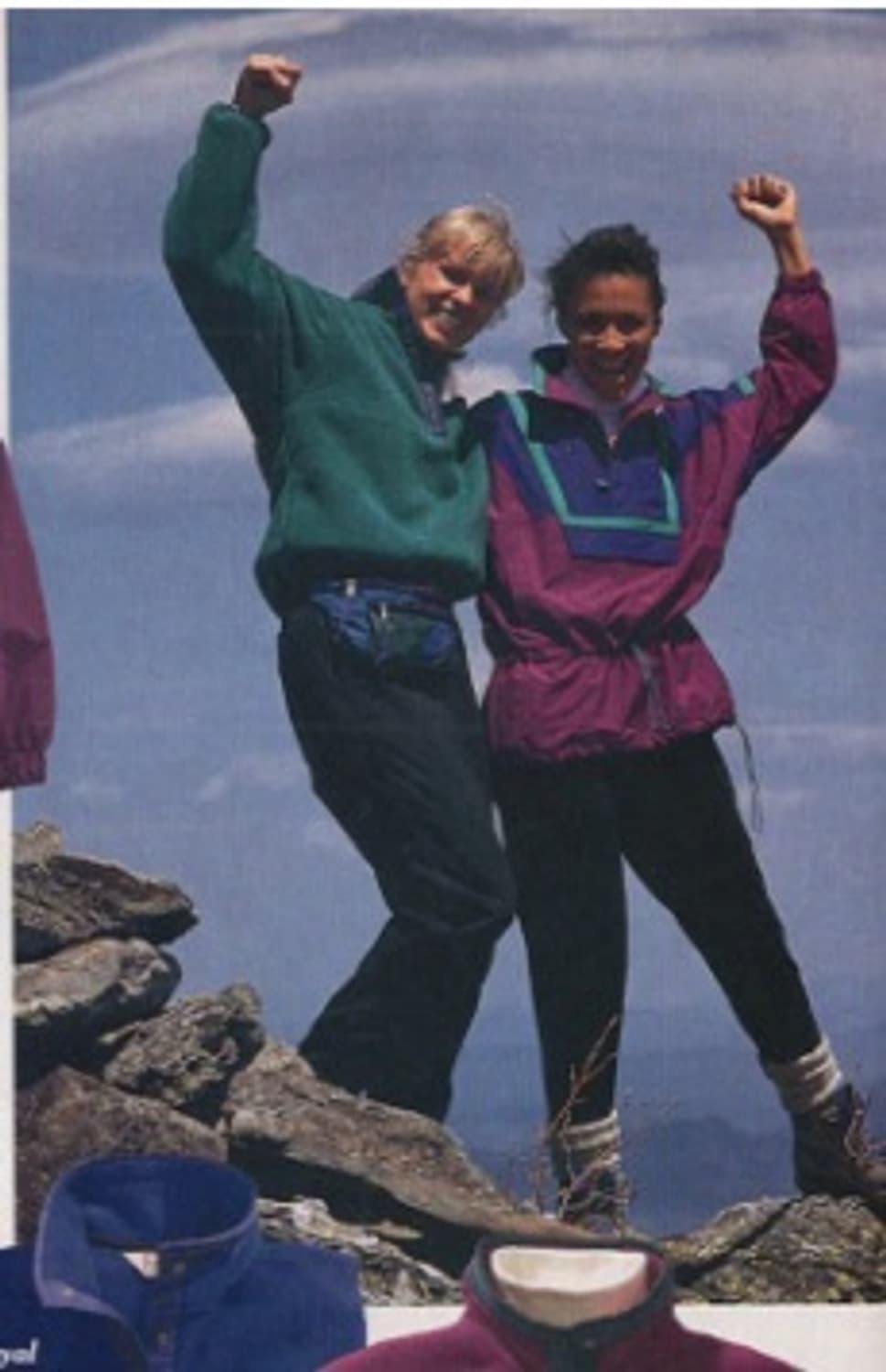 8~90s 엘엘빈 풀오버 플리스 스냅티 Made in USA 상품이미지10