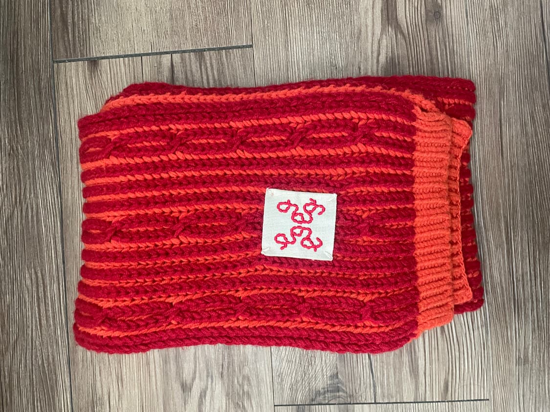 믹스트 벌키 머플러 (만다린) 상품이미지4