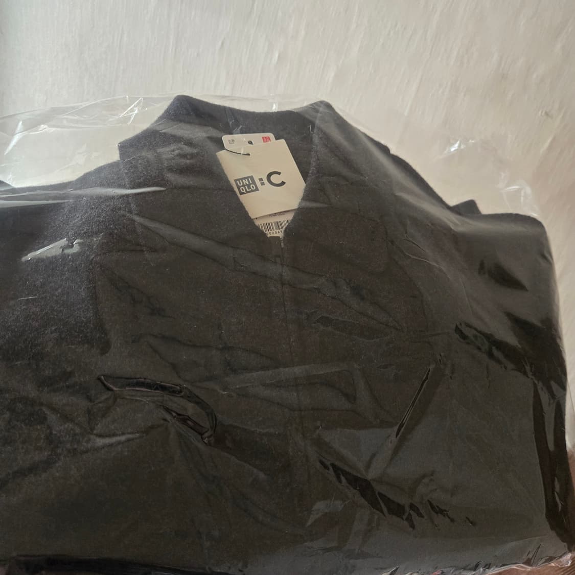 유니클로C 니트풀집재킷 다크 그레이 상품이미지2