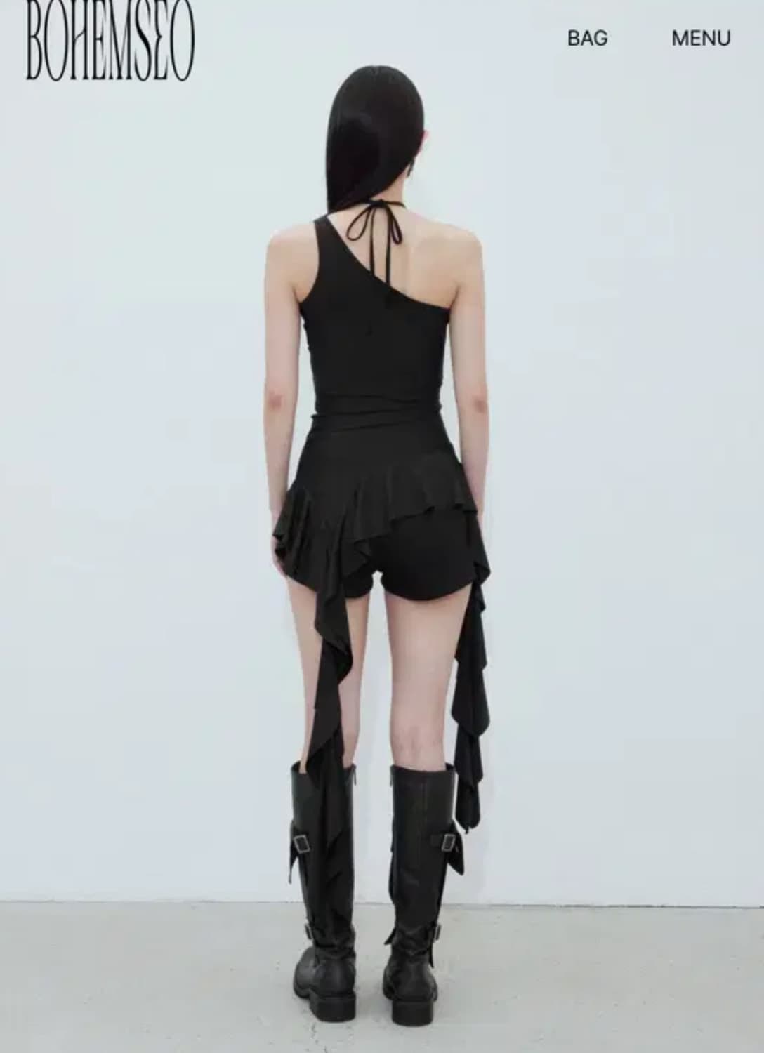 보헤미안서울 ruffle mini dress 상품이미지4