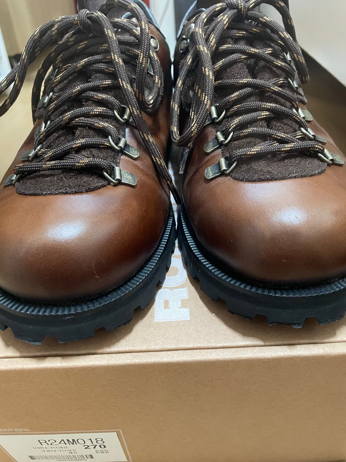 로맨틱무브 오트 마운틴 슈즈 브라운 270 상품이미지2