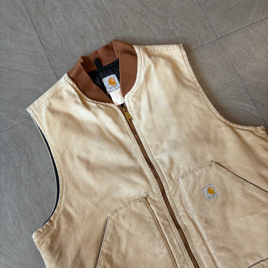 칼하트 정푼 덕 캔버스 조끼 베스트 상품이미지2