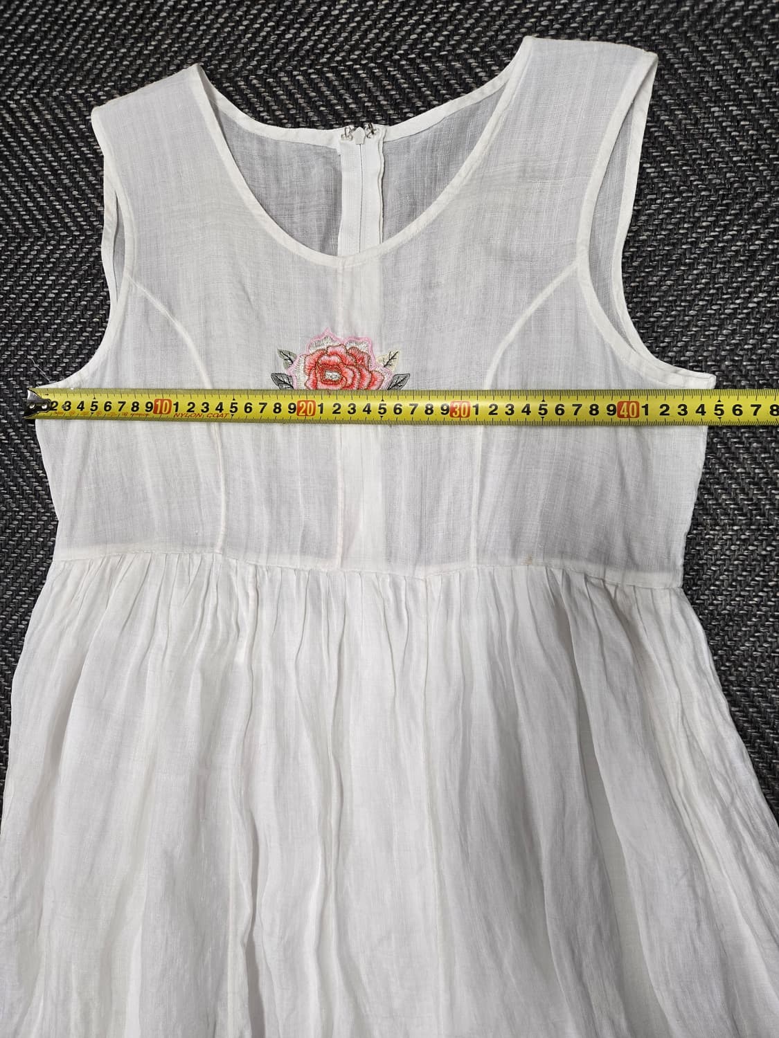 씨실 CISIL 모시 원피스  꽃자수 모시 원피스 세트 상품이미지6