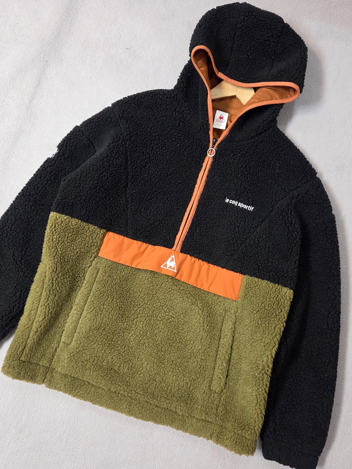 (100) 르꼬끄 양털 아노락후리스 남 상품이미지1