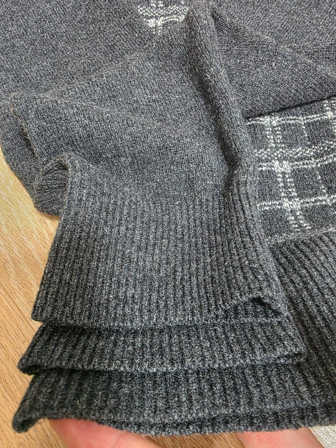 브룩스브라더스 색슨울 숄카라 스웨터 니트 M 상품이미지6