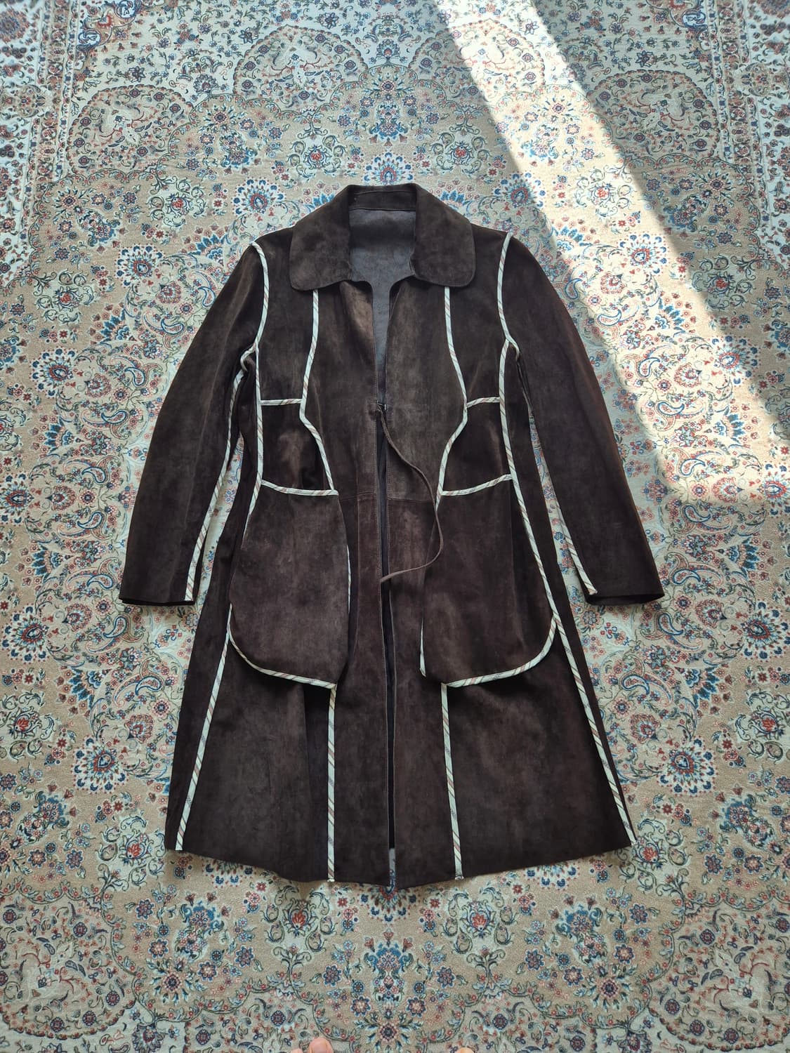 마르니 스웨이드 로브 코트 상품이미지1