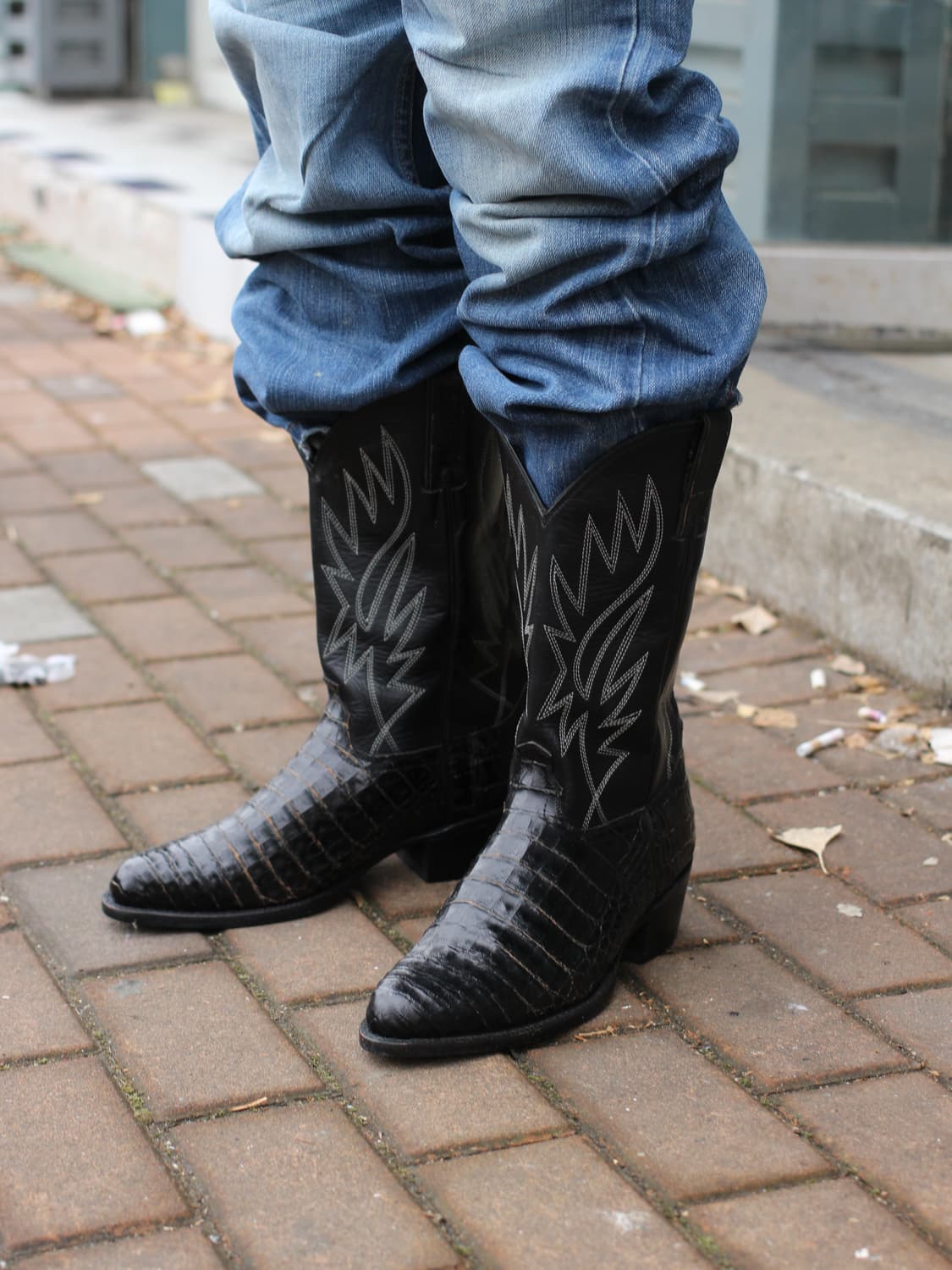 악어가죽 웨스턴 부츠 상품이미지1