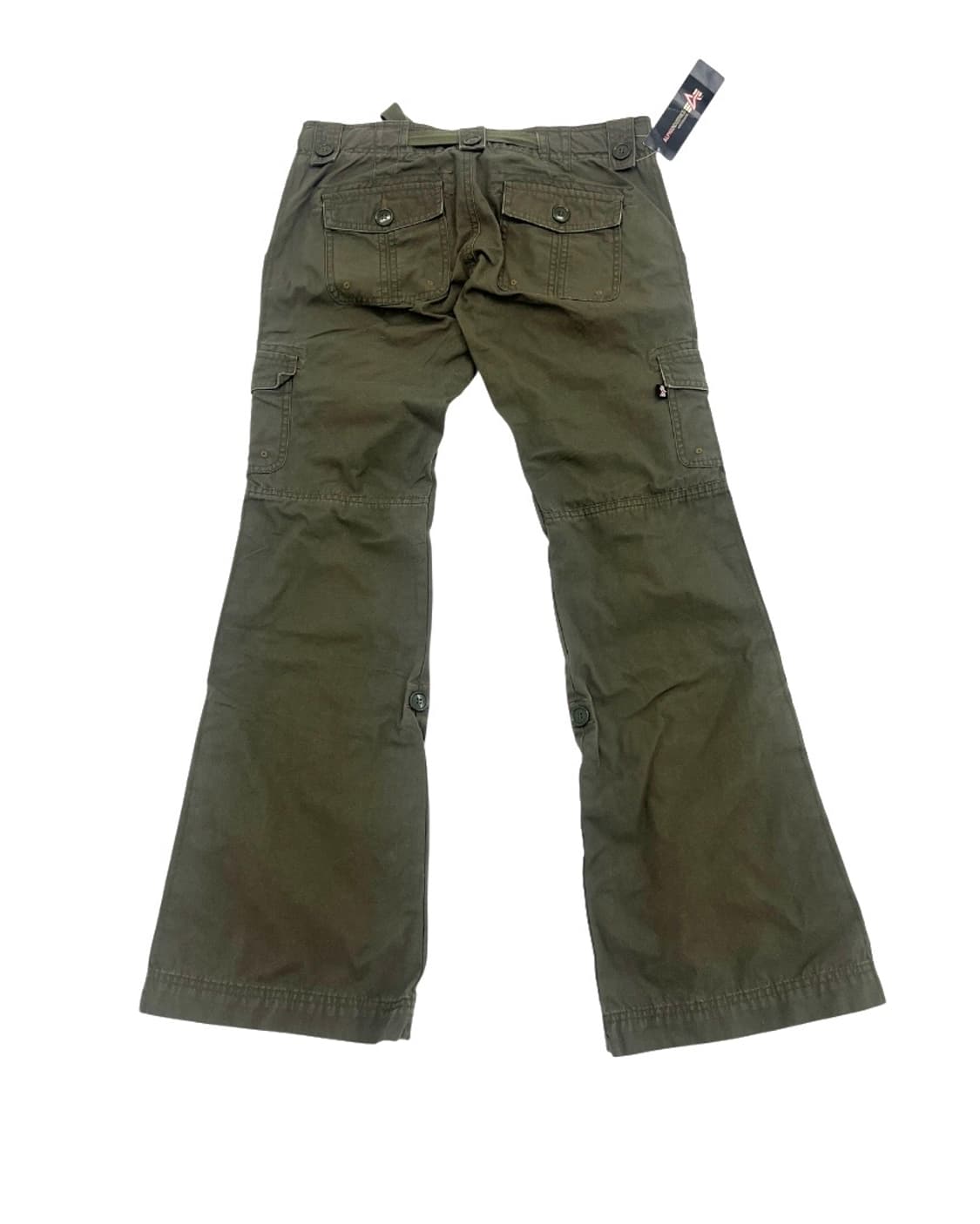 (데드스탁) 90s 알파인더스트리 로우라이즈 카고 플레어 팬츠 상품이미지4