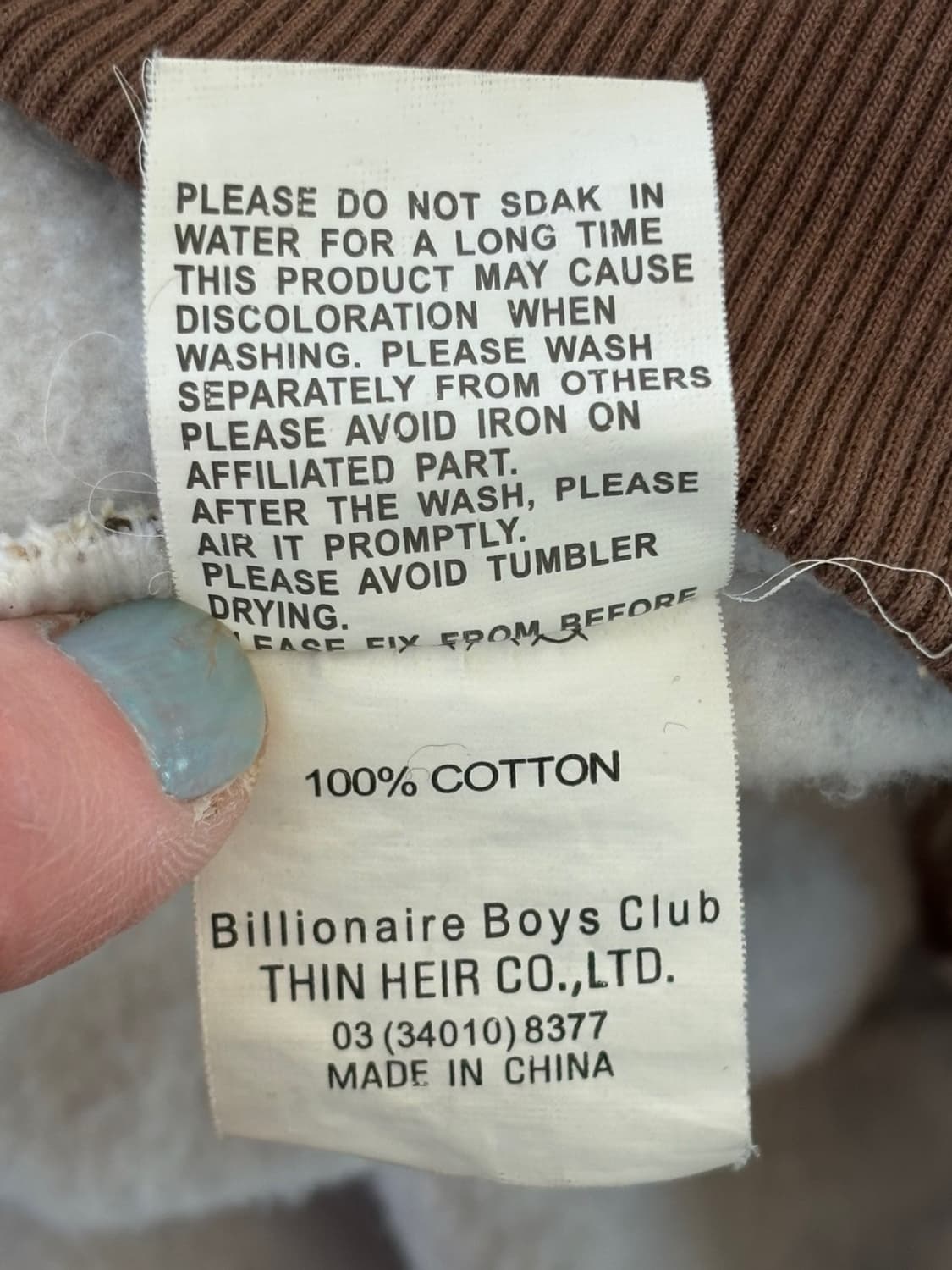 Vintage Billionaire Boys Club Hood  상품이미지9