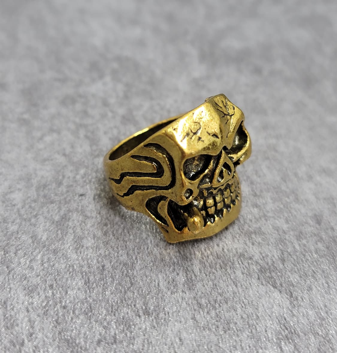 빈티지 스컬 해골반지 상품이미지5
