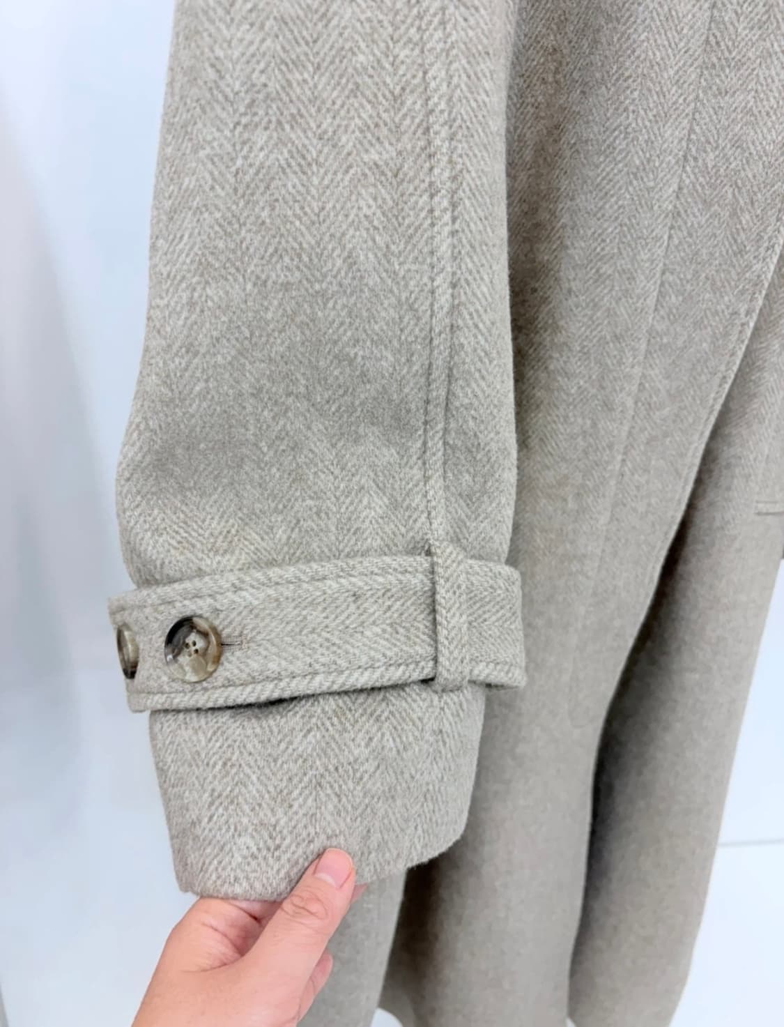 COS 코스 오버사이즈 라운드 울 코트 S 상품이미지7