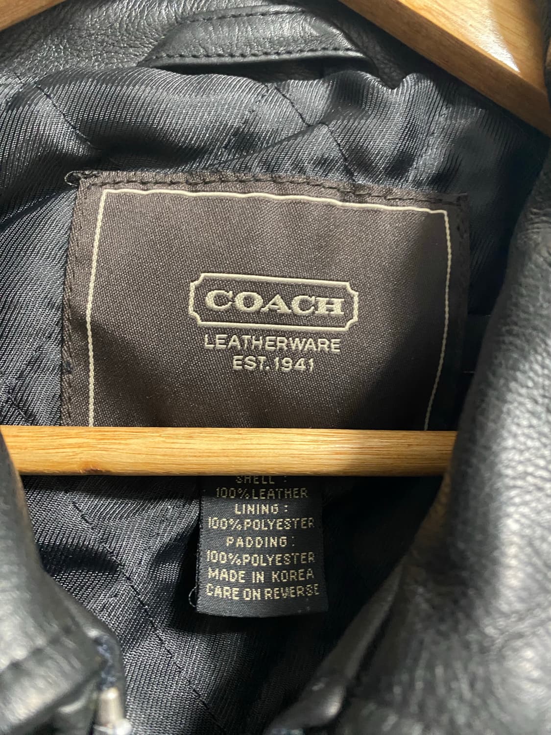 코치(Coach) 소가죽 레이스 래더 자켓 상품이미지3