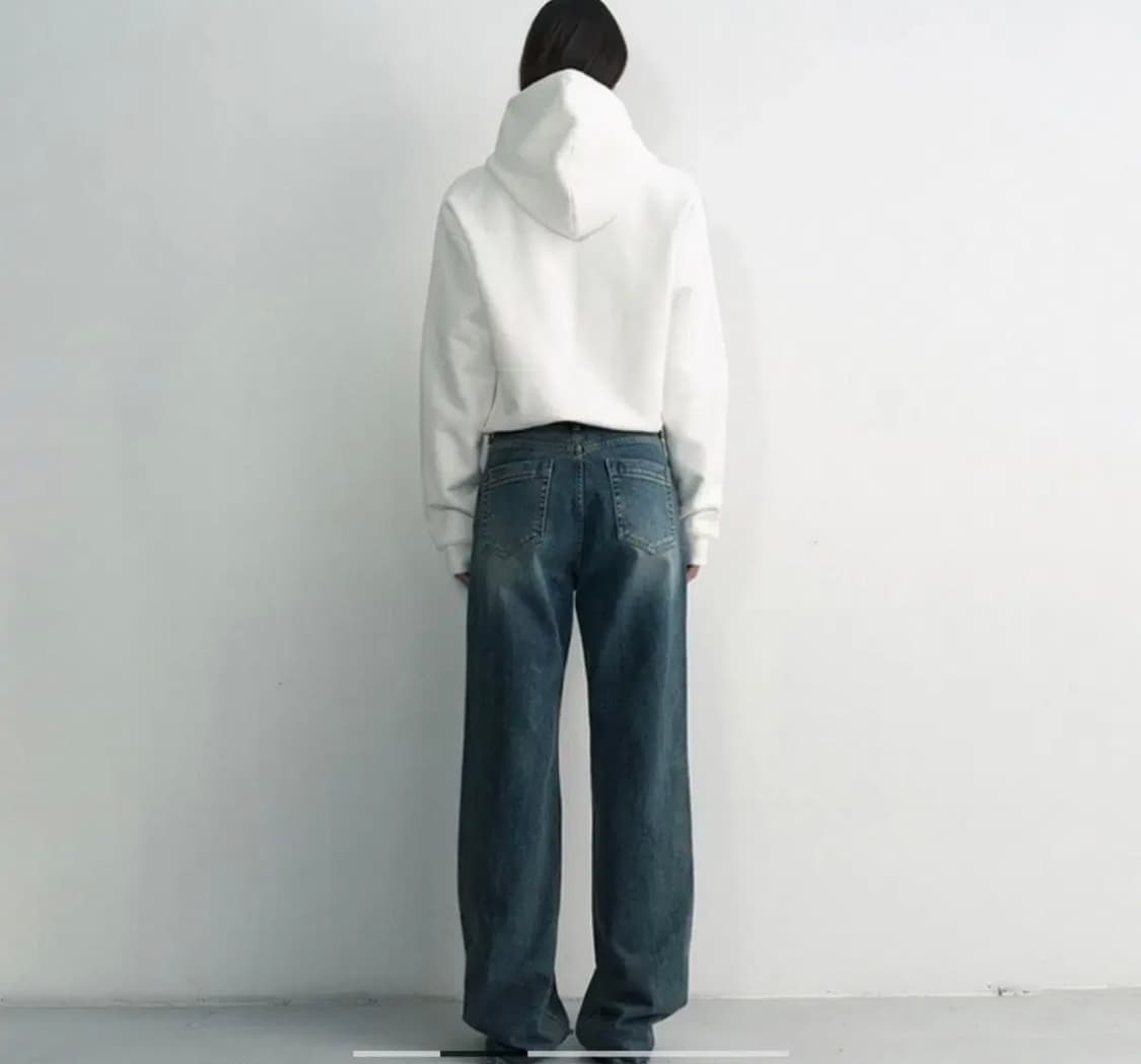 스튜디오테이블 후드집업 화이트 상품이미지2