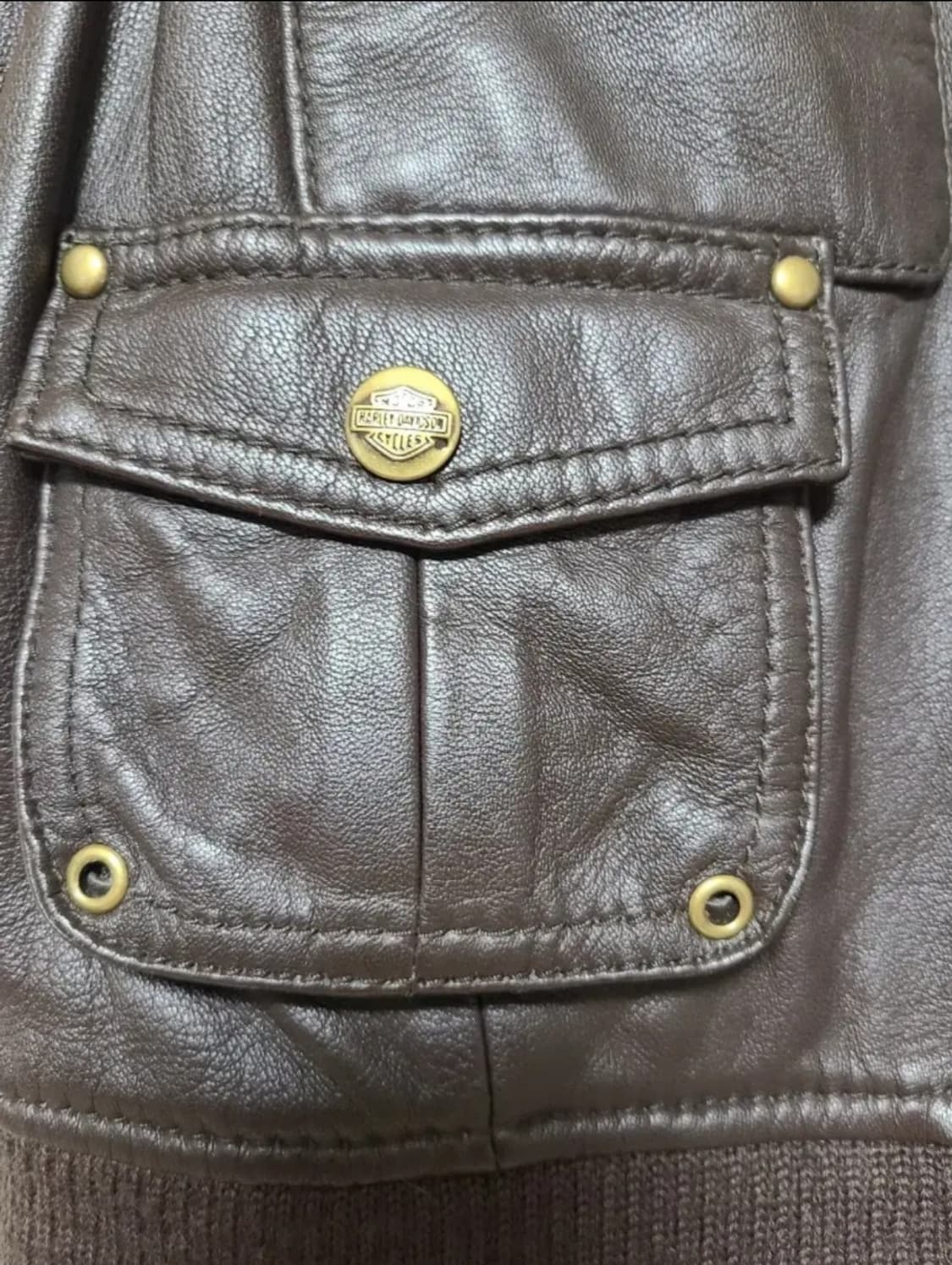 할리데이비슨 우먼스 가죽조끼 XS 상품이미지4