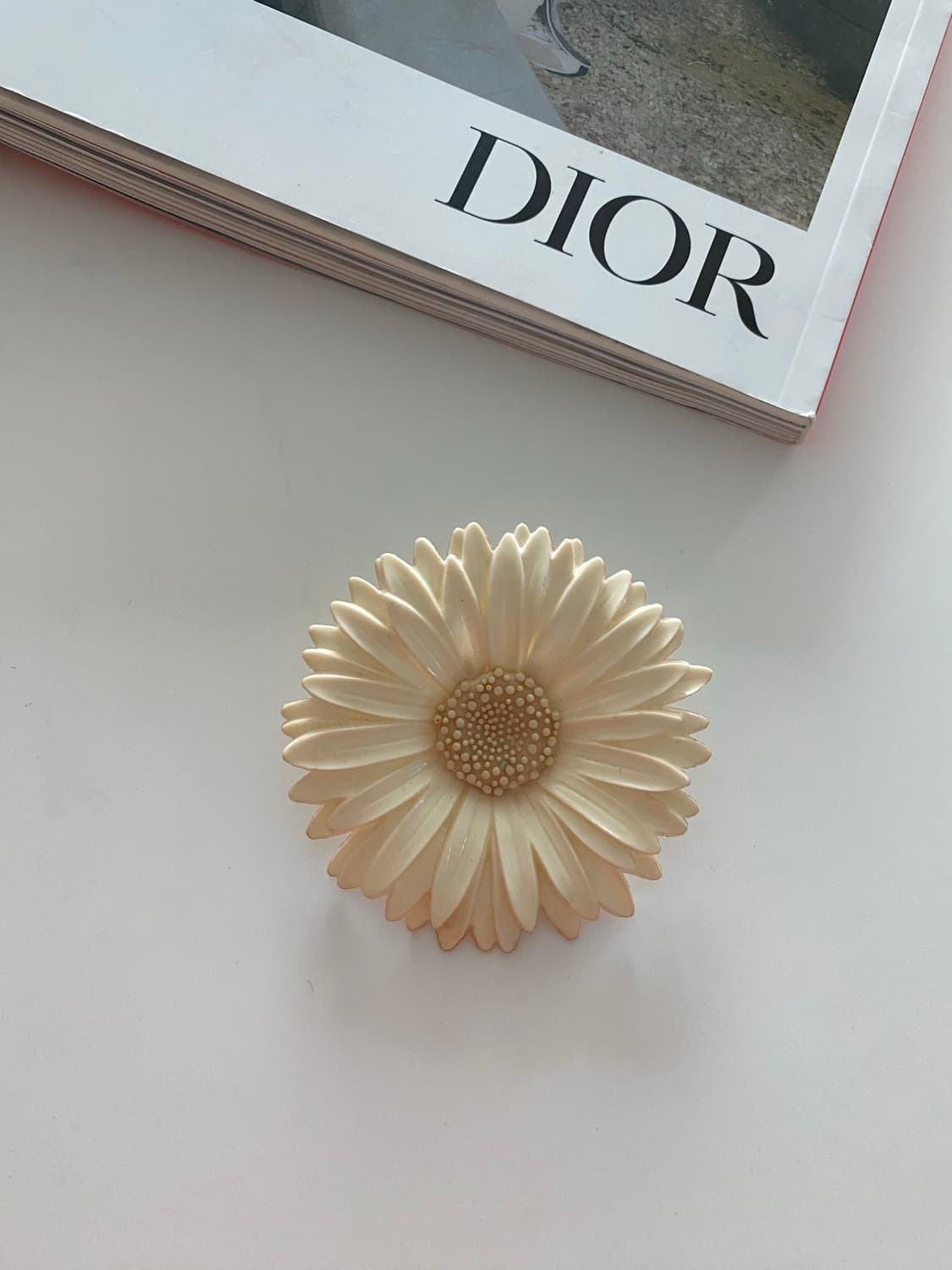 일본수입 빈티지 플라워 브로치 상품이미지3